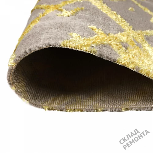 Фото Ковролин Kaplanser Faber 8449 53 Grey/Gold серый – купить в Пензе: цена, описание, фото. Интернет-магазин 3