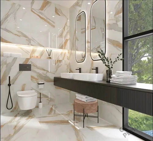 Фото Керамогранит полированный Гранитея G392 neiva beige 600*600*10 – купить в Пензе: цена, описание, фото. Интернет-магазин 11